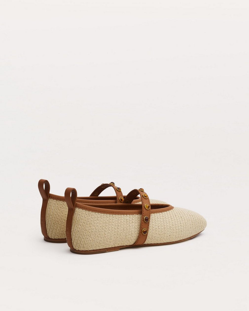 Spire Straw Mary Janes - Natural