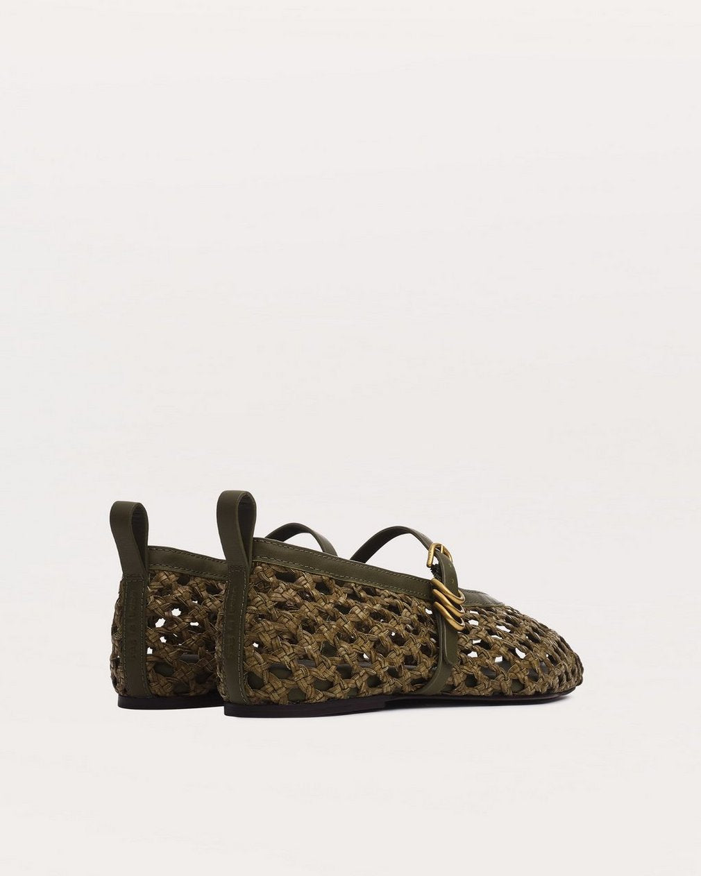 Spire Woven Mary Janes - Loden Woven