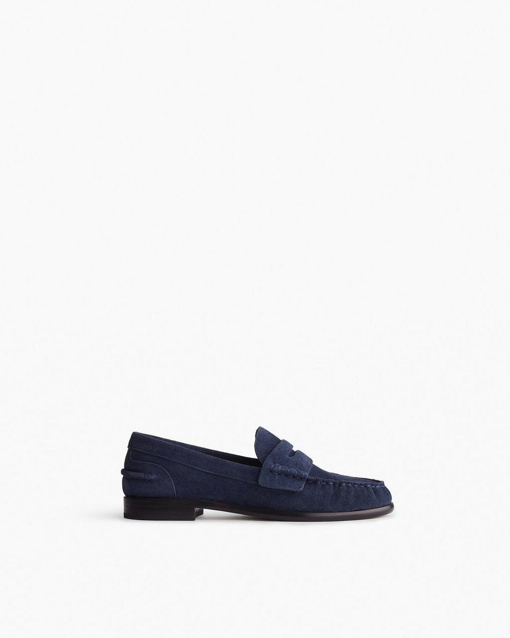 Carter Suede Moccasin Loafers - Navy Suede