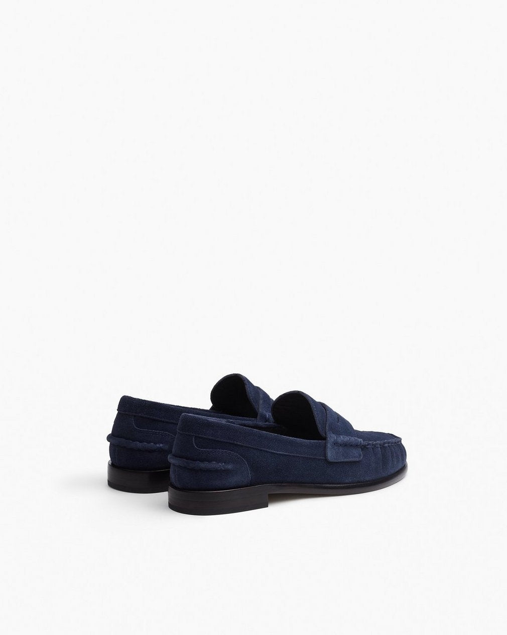 Carter Suede Moccasin Loafers - Navy Suede