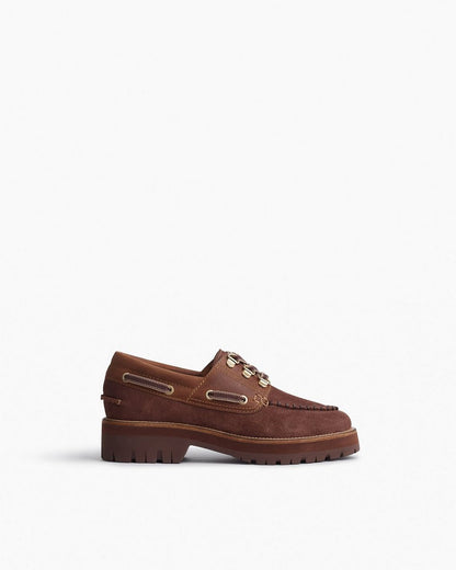 Cameron Suede Boat Shoes - Mocha Suede