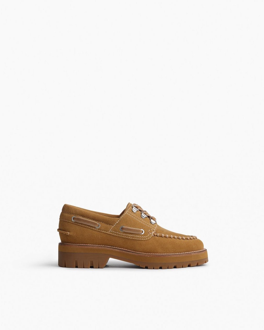 Cameron Suede Boat Shoes - Caramel Suede