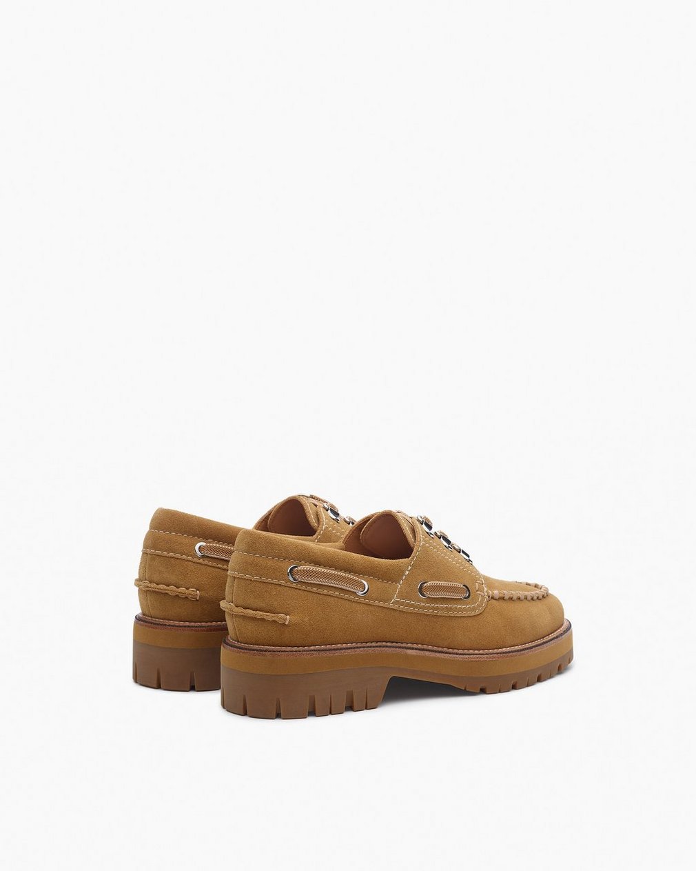 Cameron Suede Boat Shoes - Caramel Suede