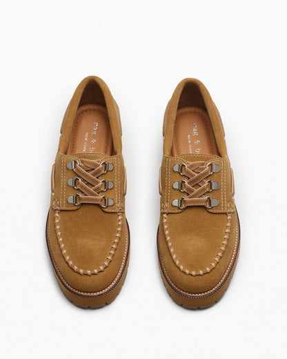 Cameron Suede Boat Shoes - Caramel Suede