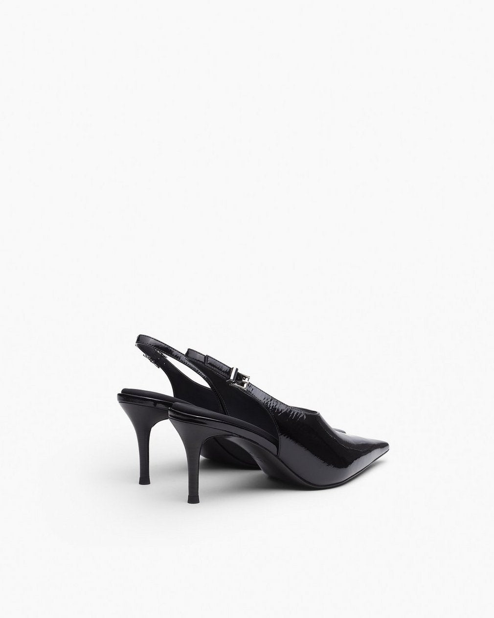 Mercer Leather Slingbacks - Black