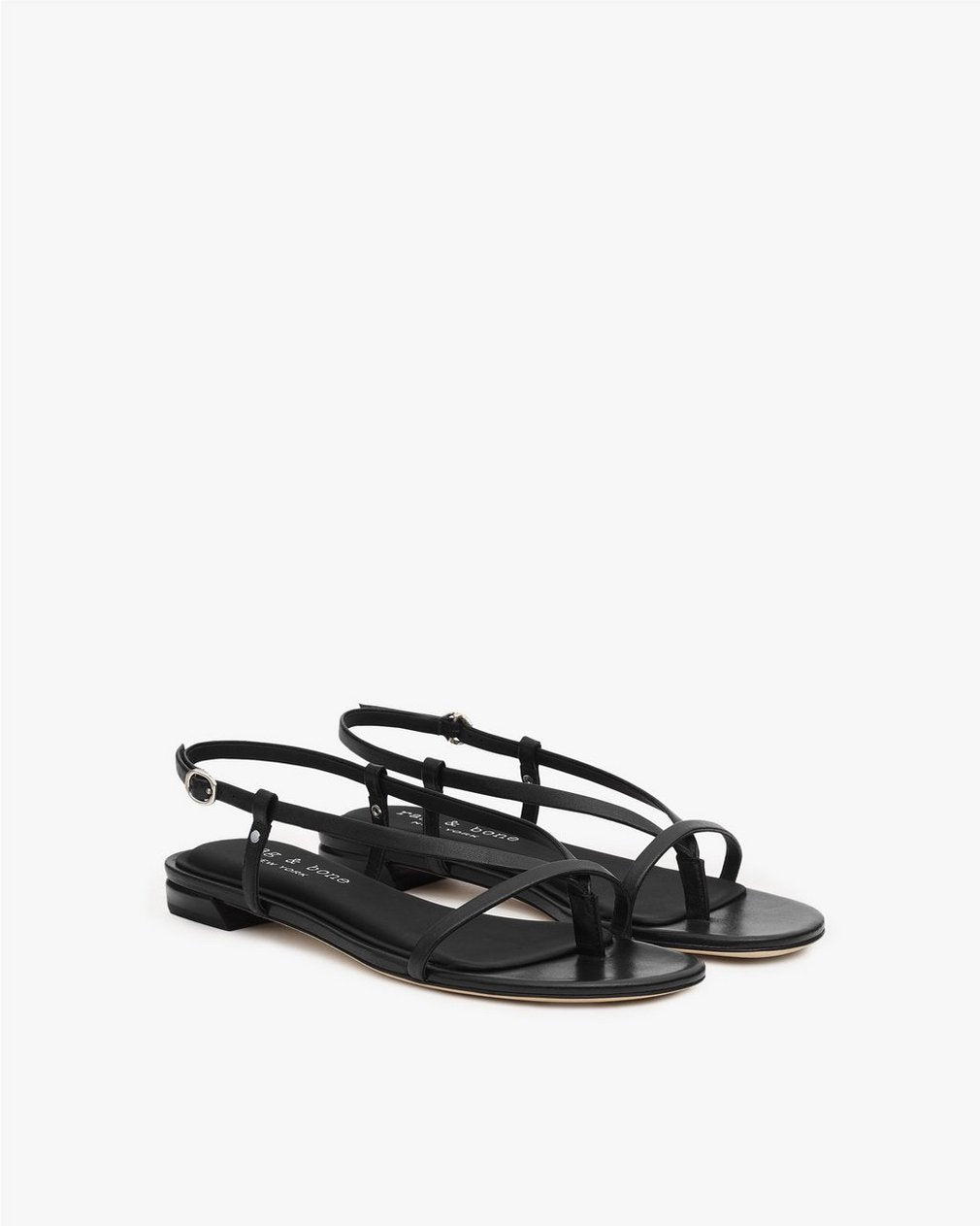 Giselle Strappy Sandals - Black