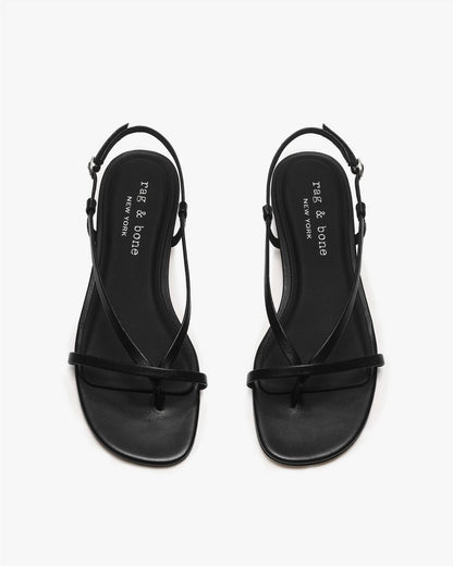 Giselle Strappy Sandals - Black