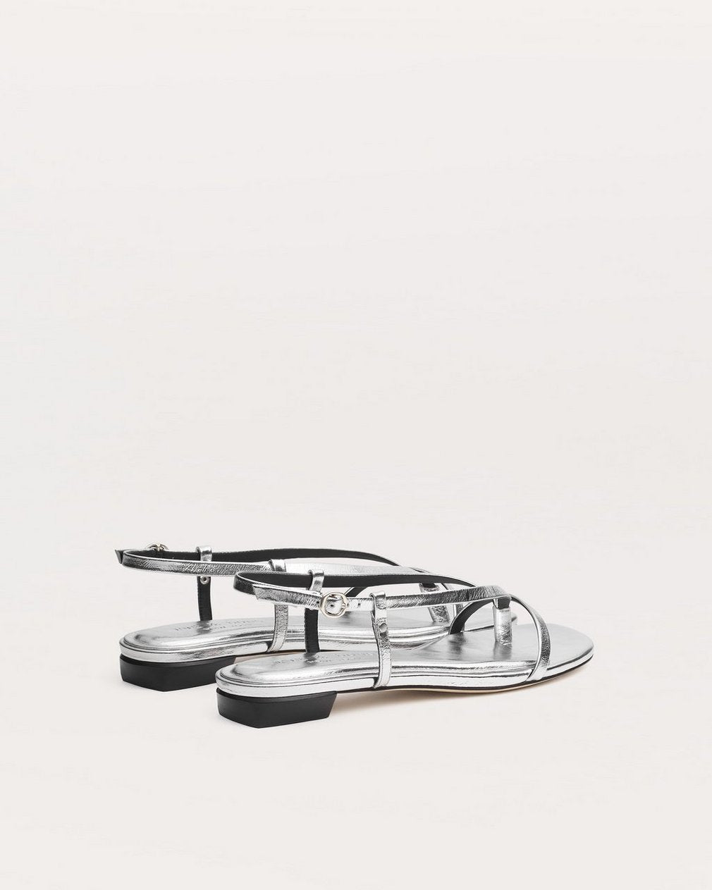 Giselle Strappy Sandals - Silver