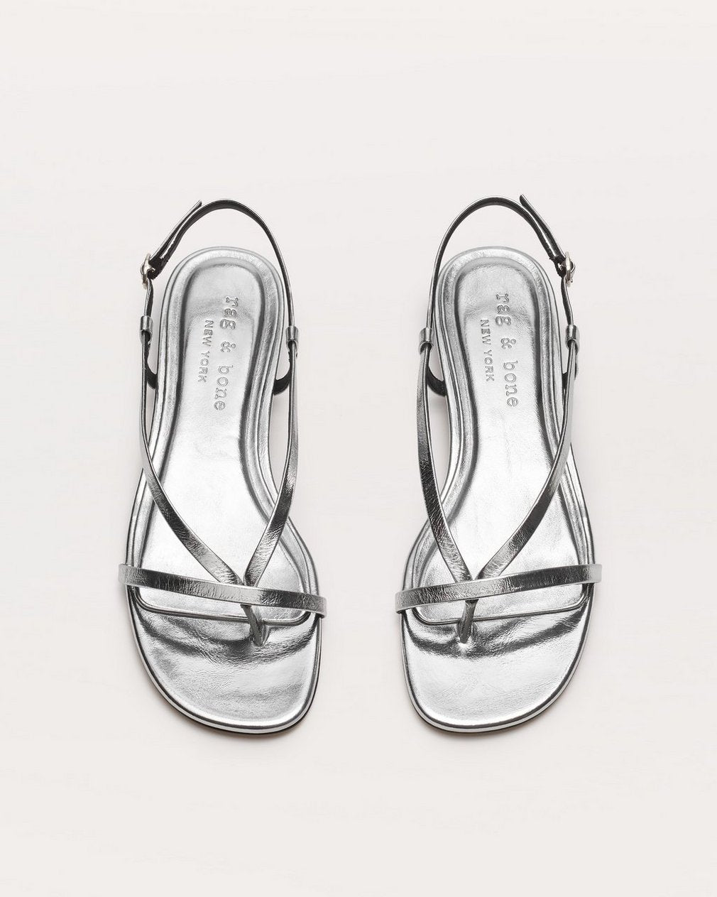 Giselle Strappy Sandals - Silver