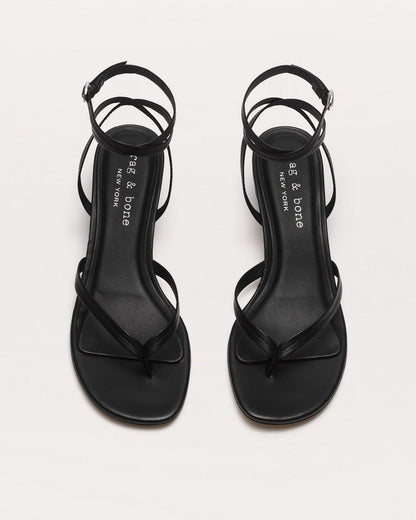 Gemma Strappy Sandals - Black