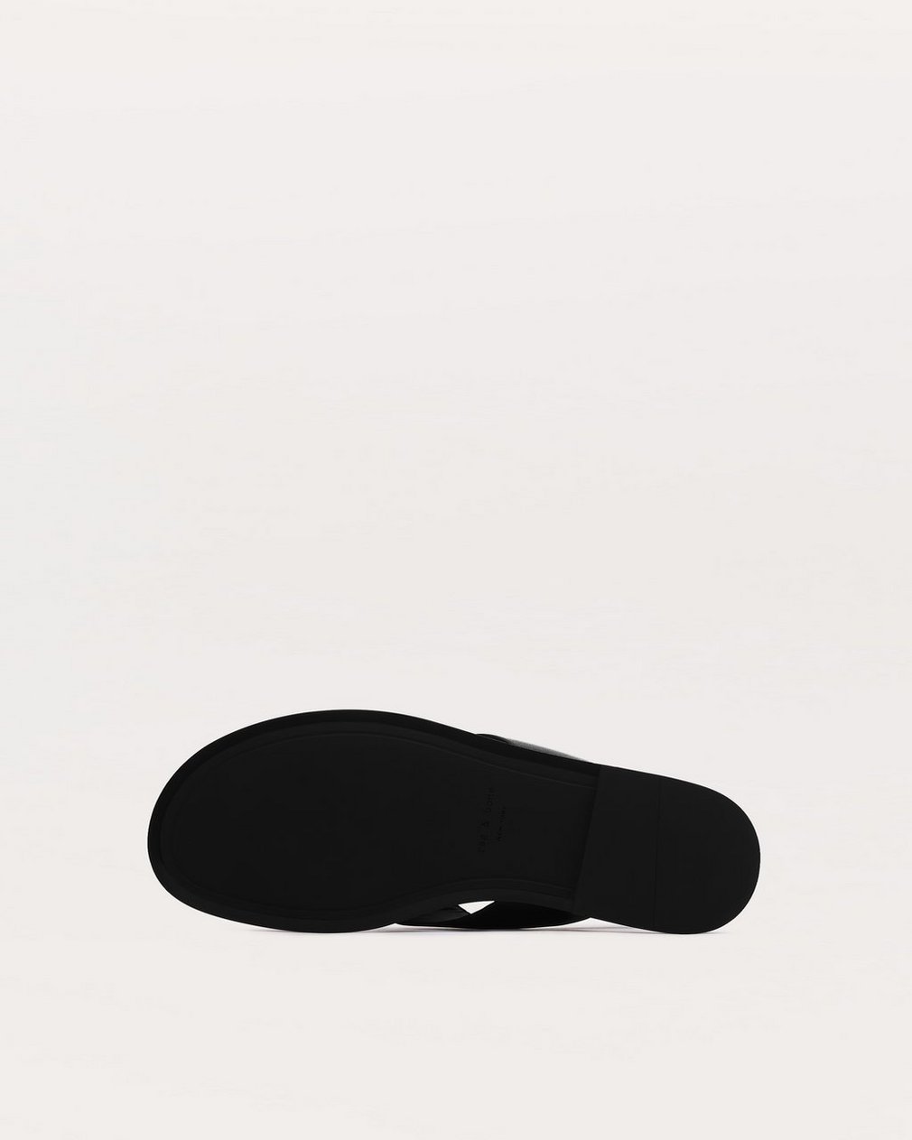 Gia Leather Crossover Sandals - Black