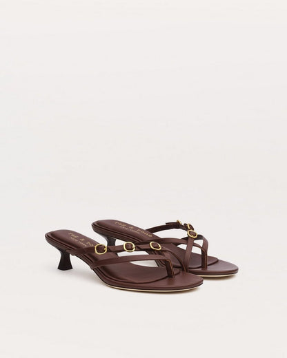 Sammie Kitten Heels - Dark Mocha