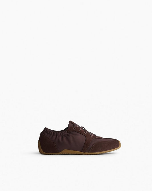 Emilee Ballet Runner Sneakers - Mocha