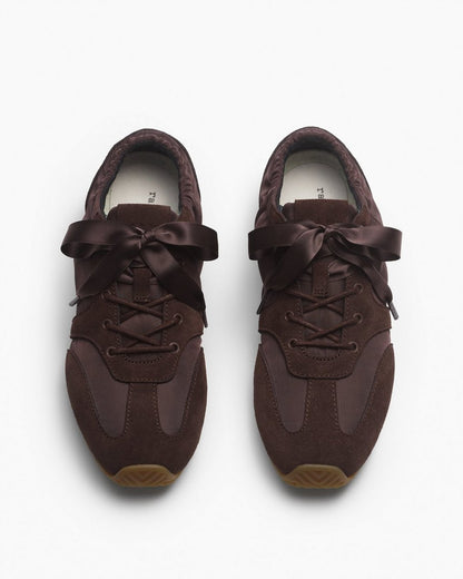 Emilee Ballet Runner Sneakers - Mocha