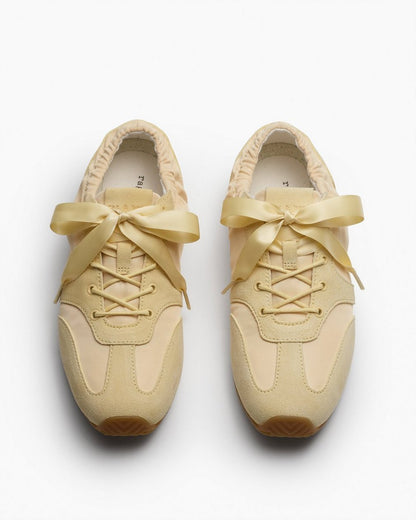 Emilee Ballet Runner Sneakers - Butter
