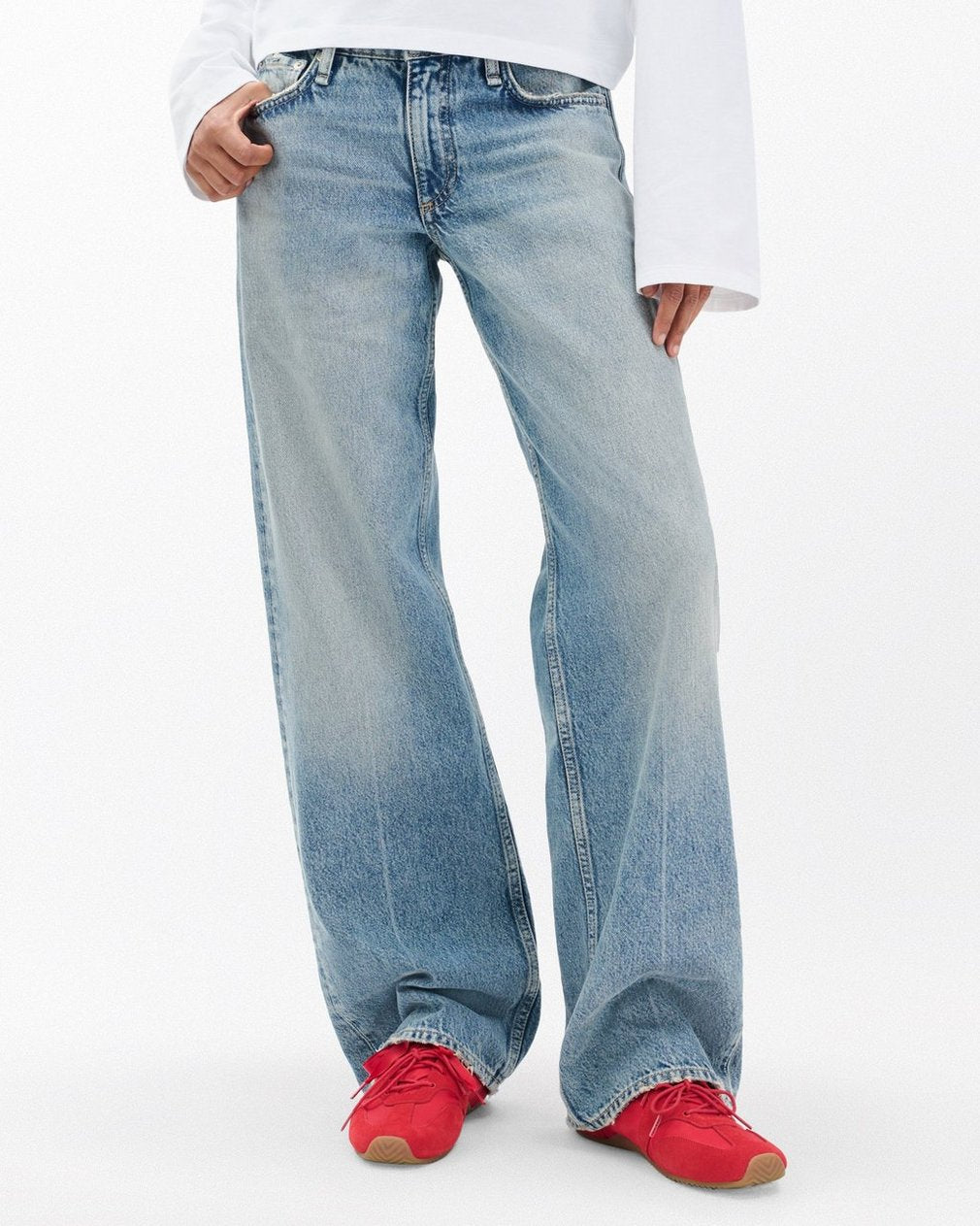 Emilee Ballet Runner Sneakers - Tomato
