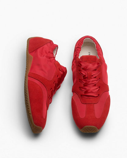 Emilee Ballet Runner Sneakers - Tomato