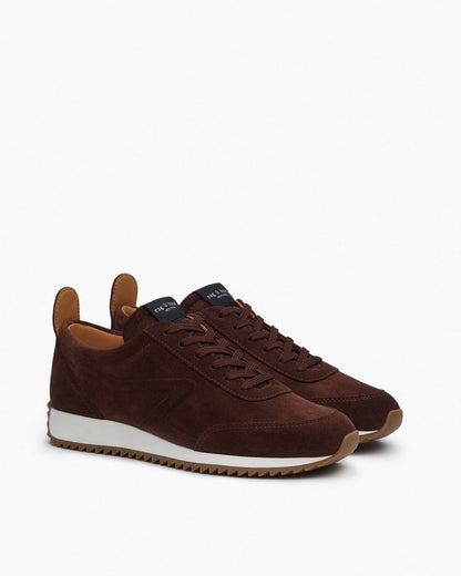 Retro Runner Sneakers - Mocha Suede