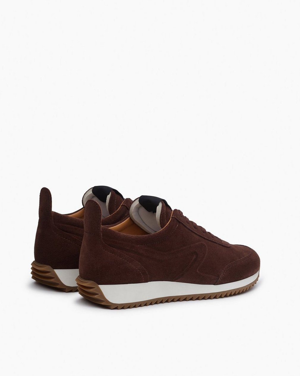 Retro Runner Sneakers - Mocha Suede