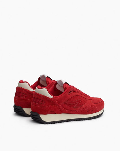 rb Drift Runner Sneakers - Flame Red Suede