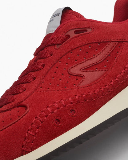 rb Drift Runner Sneakers - Flame Red Suede