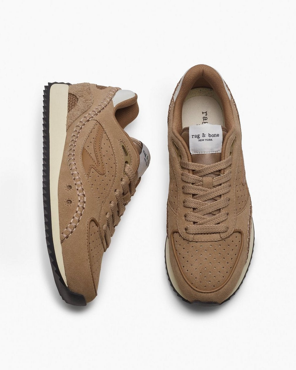 rb Drift Runner Sneakers - Taupe Suede