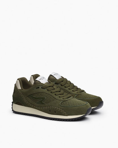 rb Drift Runner Sneakers - Olive Suede