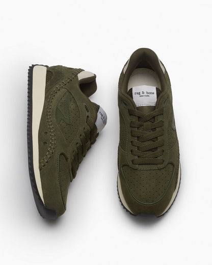 rb Drift Runner Sneakers - Olive Suede