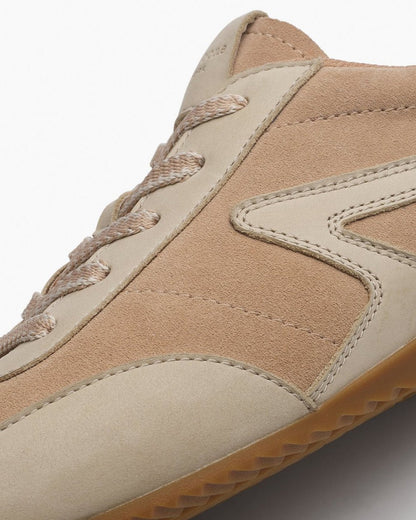 Ultra Slim Retro Runner Sneakers - Cloud Sand
