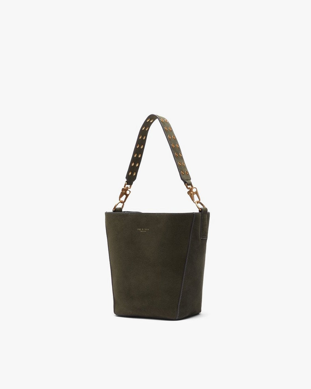 Parker Suede Bucket Bag - Forest