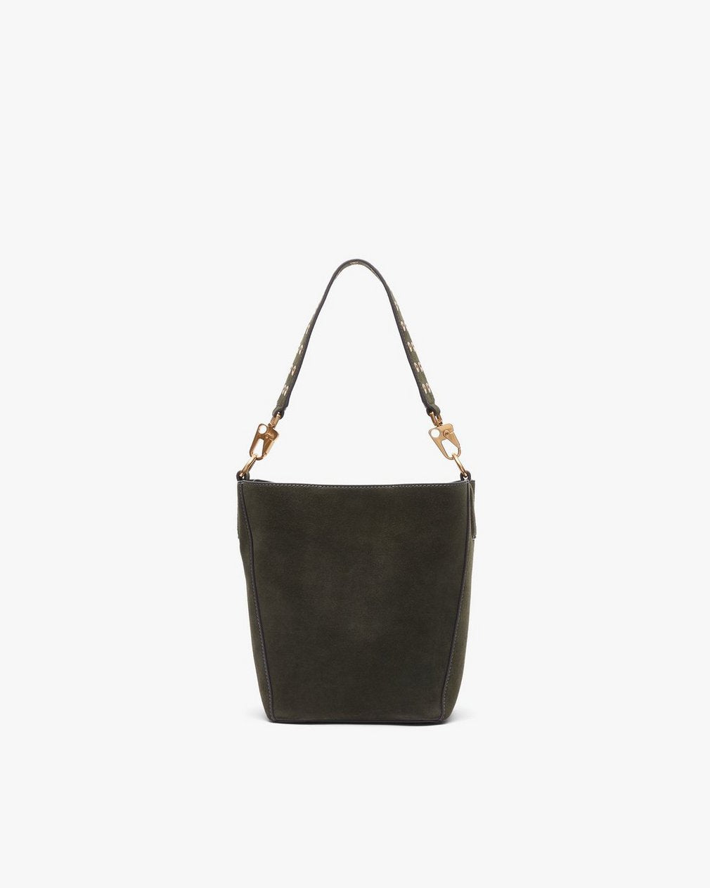 Parker Suede Bucket Bag - Forest