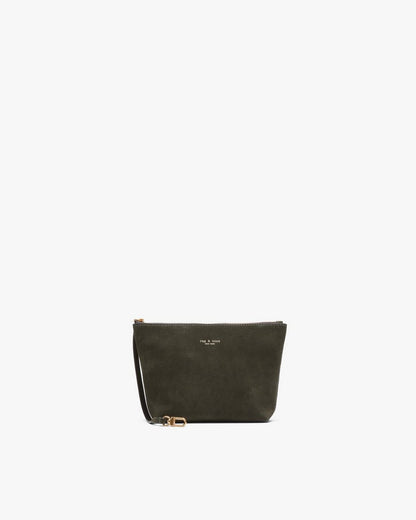 Parker Suede Bucket Bag - Forest