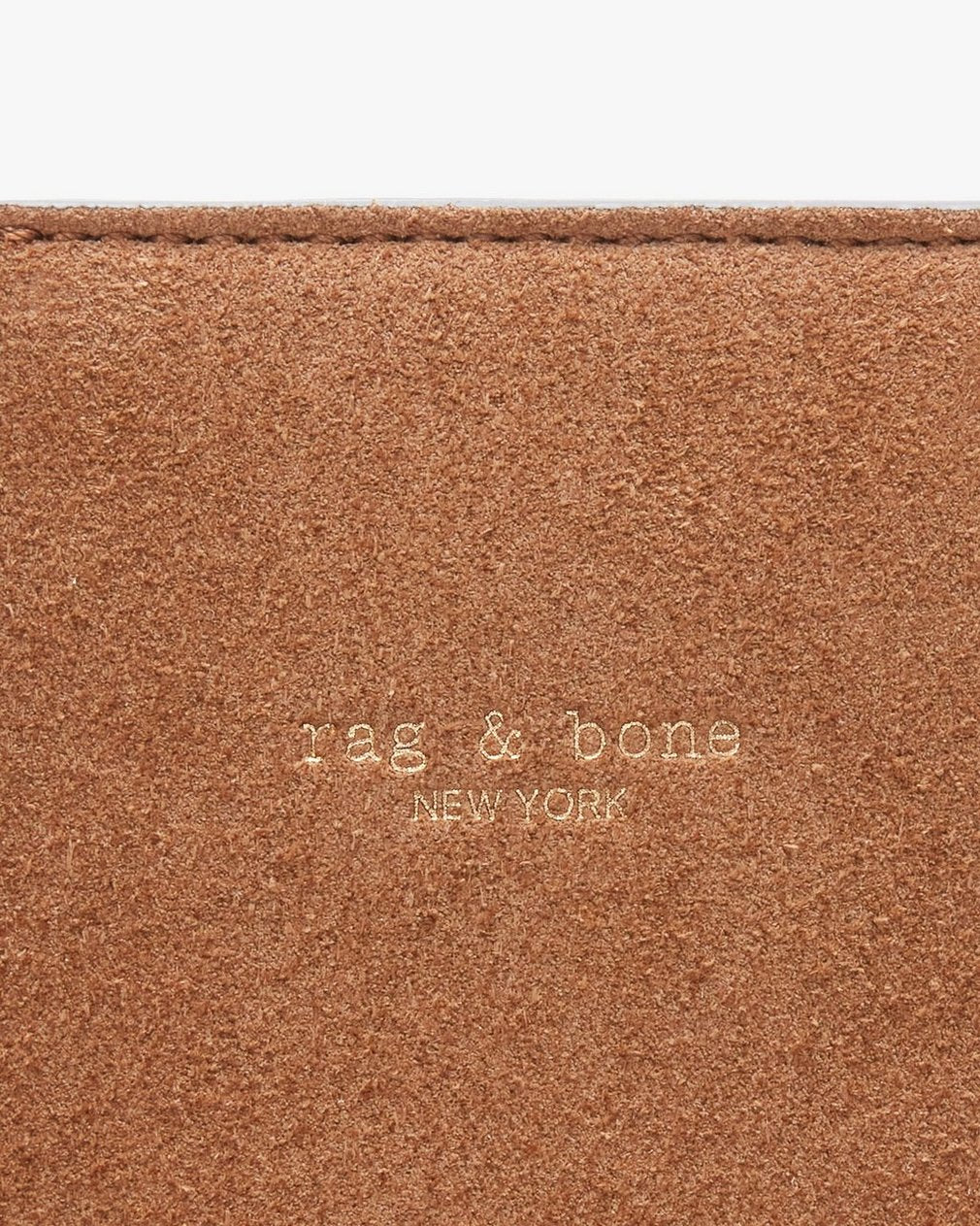 Parker Suede Bucket Bag - Golden Brown