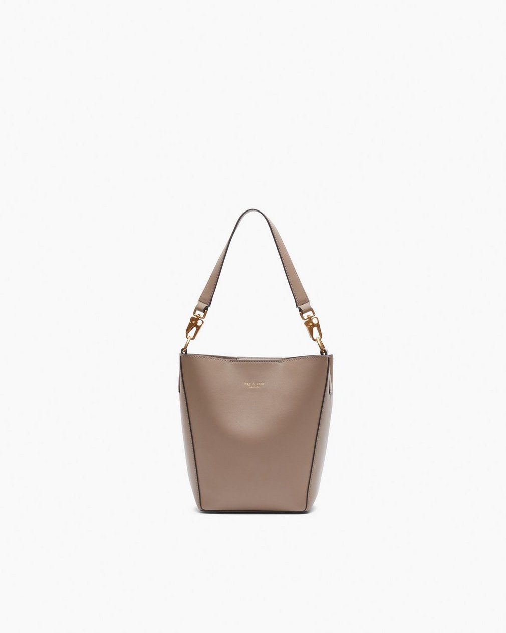Parker Leather Bucket Bag - Clay