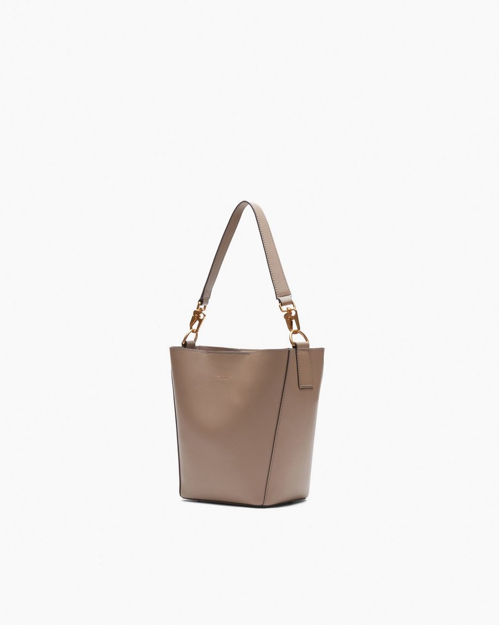 Parker Leather Bucket Bag - Clay