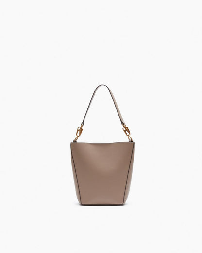 Parker Leather Bucket Bag - Clay