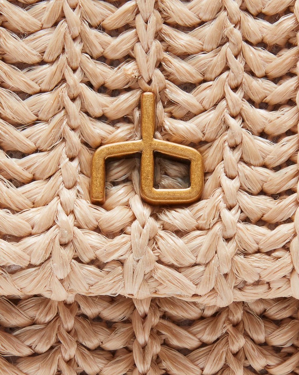 Chelsea Small Straw Flap Bag - Natural