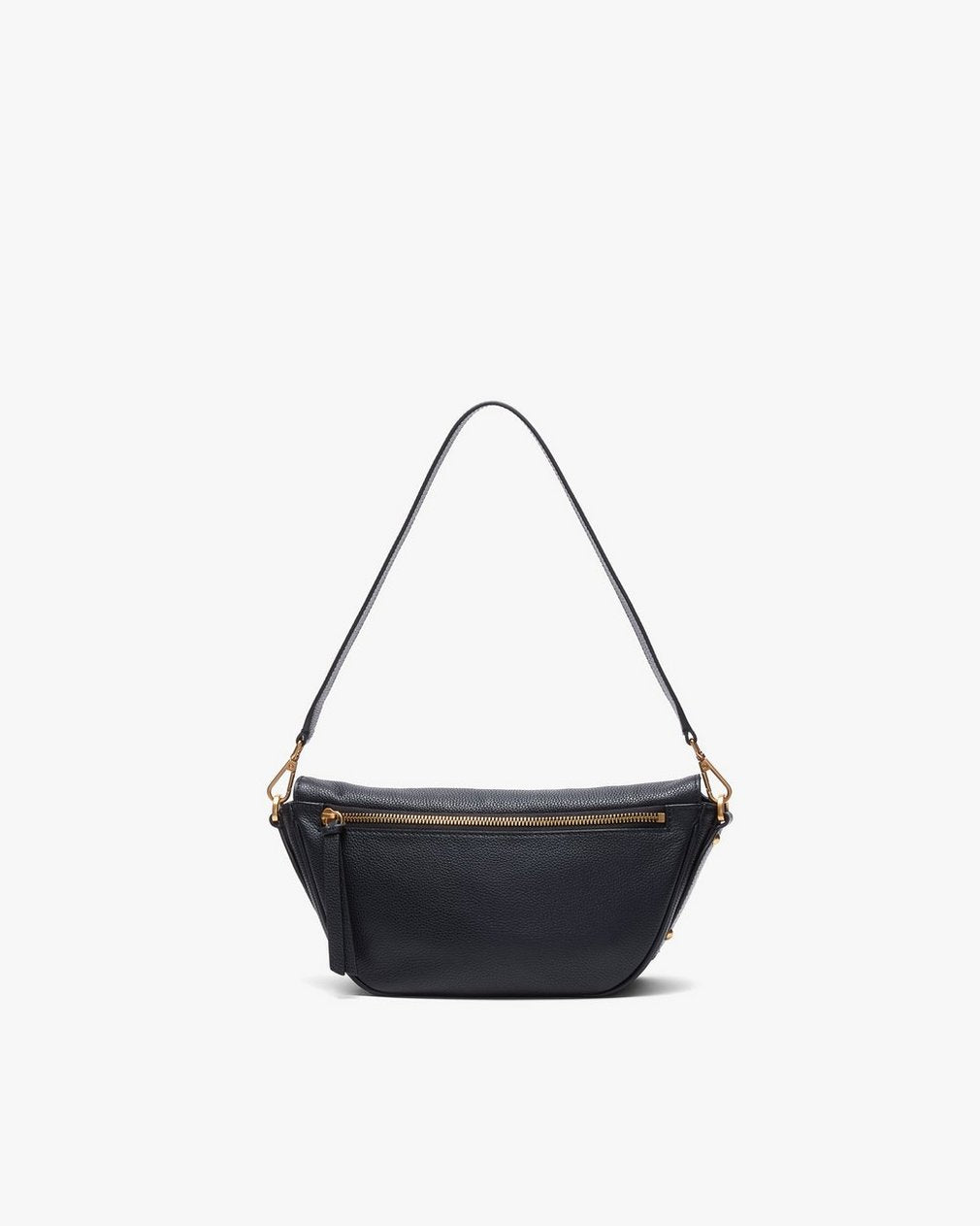 Gramercy Small Leather Flap Bag - Black