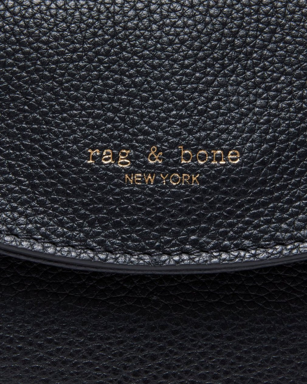Gramercy Small Leather Flap Bag - Black