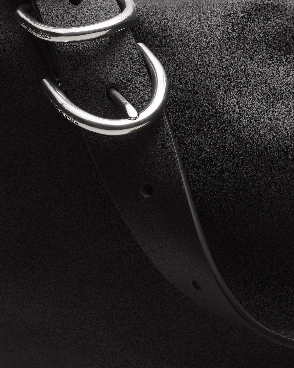 Mercer Medium Leather Hobo Bag - Black