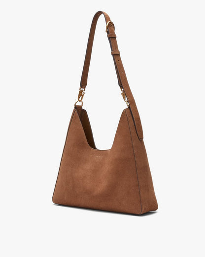 Parker Suede Hobo - Golden Brown