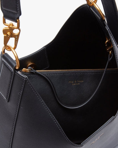 Parker Leather Hobo - Black