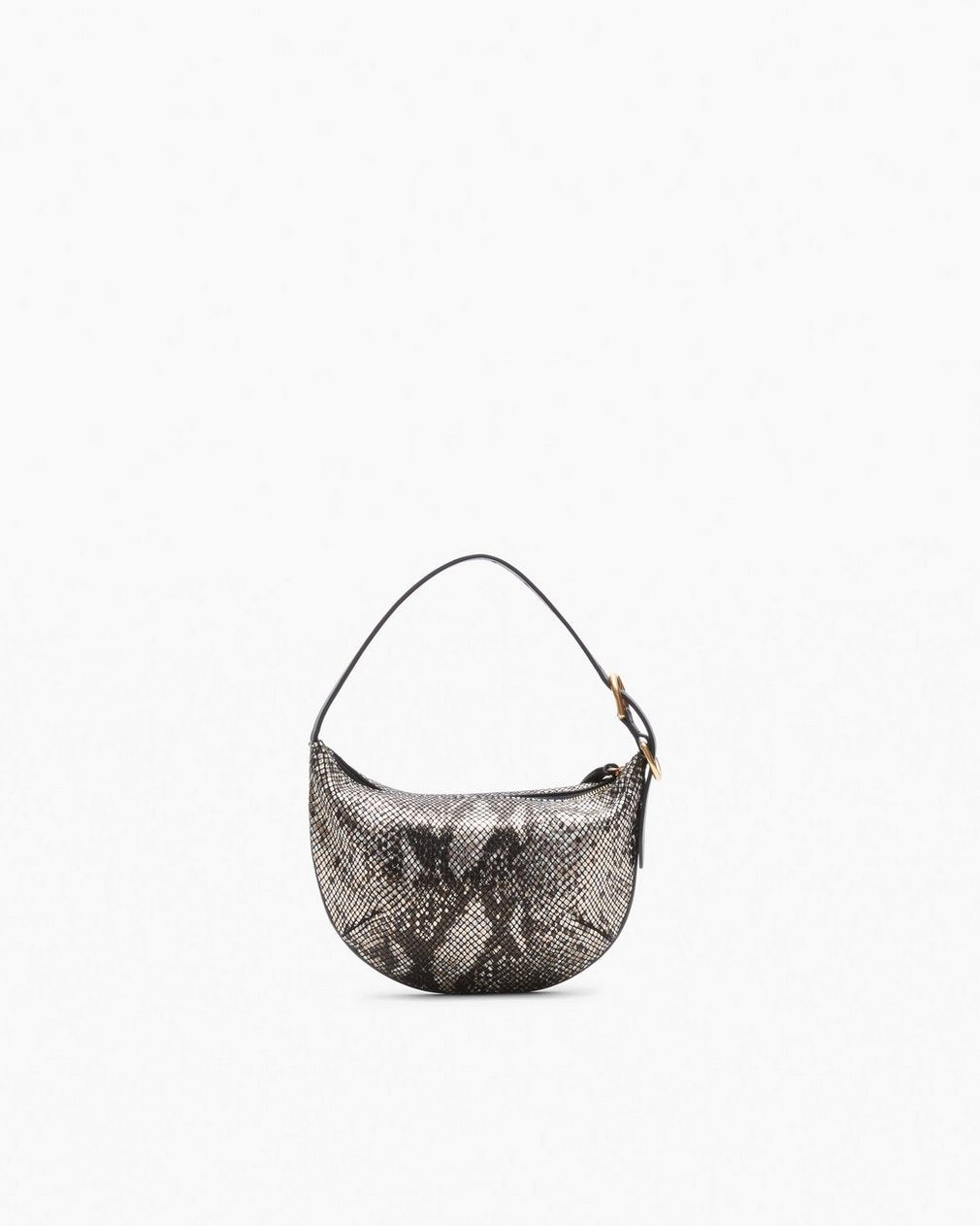 Mercer Small Python Leather Hobo - Black Multi