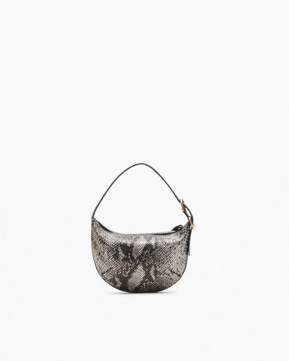 Mercer Small Python Leather Hobo - Black Multi