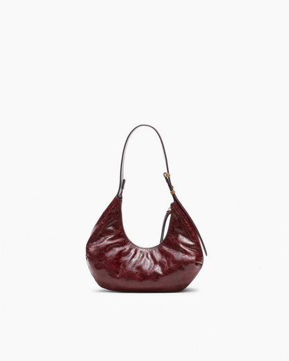 Hudson Leather Hobo - Wine