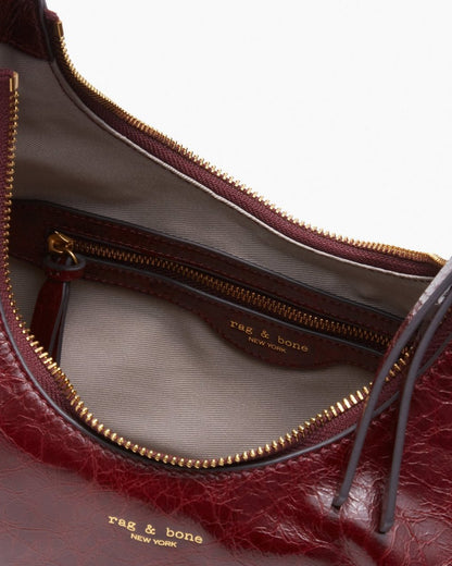 Hudson Leather Hobo - Wine