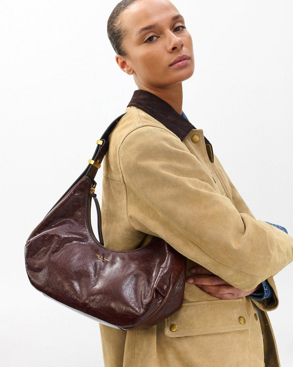 Hudson Leather Hobo - Brown
