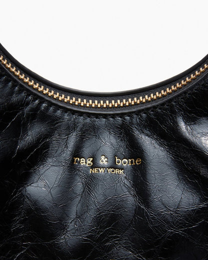 Hudson Leather Hobo - Black