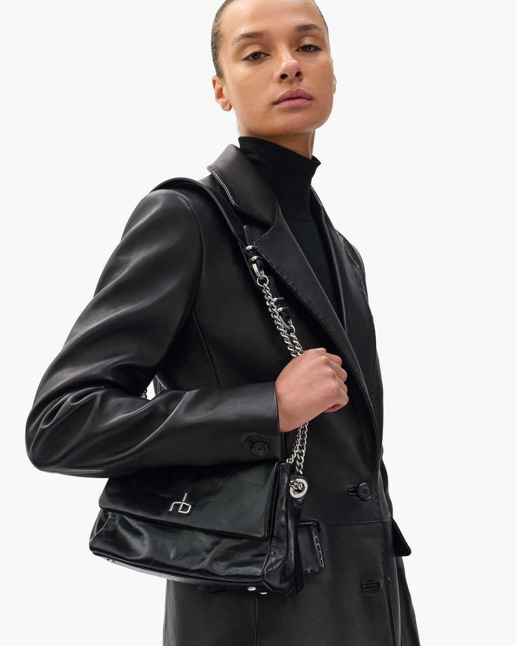 Chelsea Small Flap Bag - Black