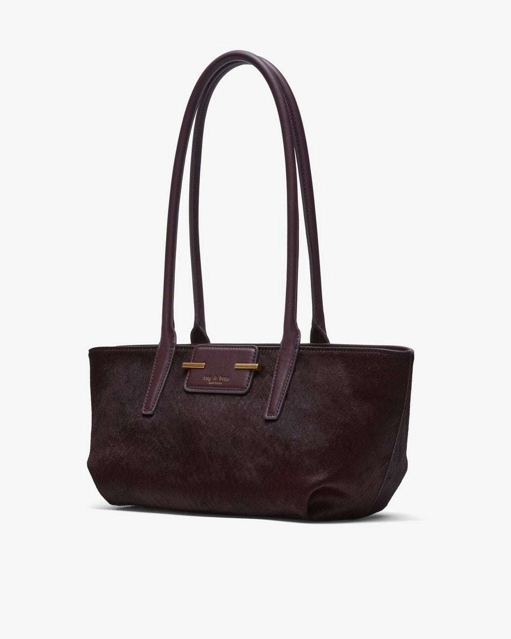 Realm Calf Hair Satchel - Blackberry